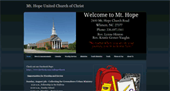 Desktop Screenshot of mthopeucc.com